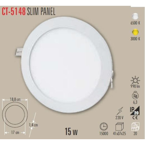 SLİM SIVA ALTI SPOT 15W SLİM SIVA ALTI SPOT 15W